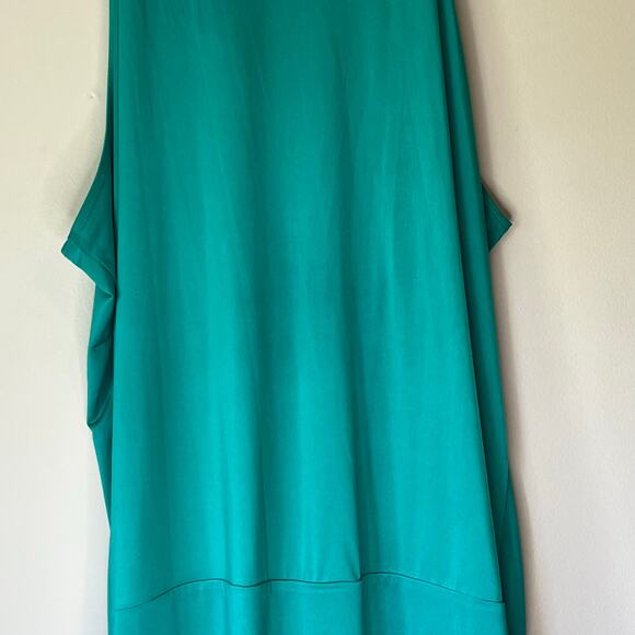 Maurices Green Tank Top with Beaded Neckline Size 3 - Picture 9 of 14